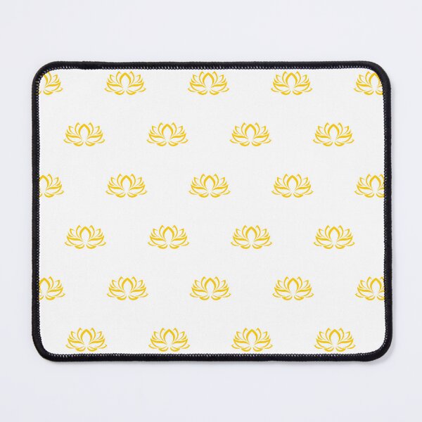 Item preview, Yellow Lotus Flower Pattern designed and sold by patterniastudio.