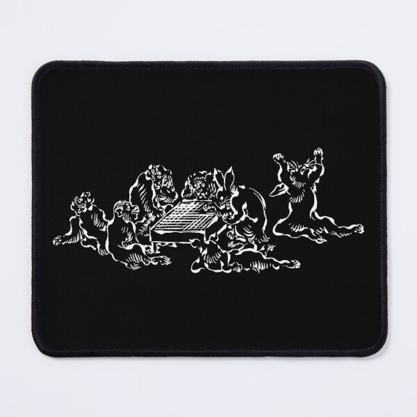 Item preview, Monkeys and Rabbits Playing Go | No BG White Version | Go | Igo | Baduk | Weiqi | Go Humor designed and sold by DastardLee.