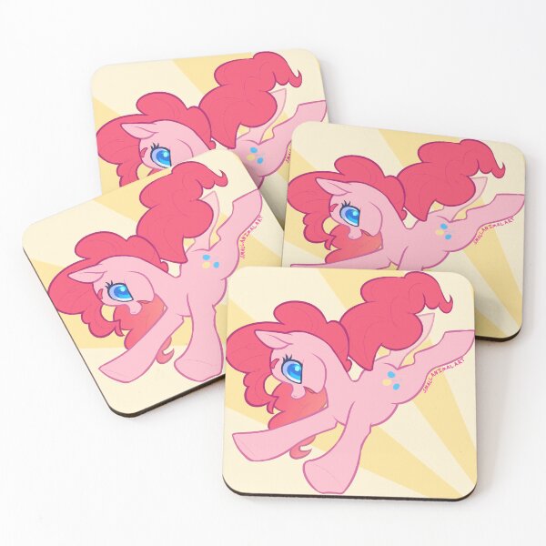 Item preview, Pink Party Pony (Yellow) designed and sold by SmallAnimalArt.