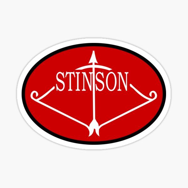 Vista previa del artículo con la obra «Logotipo de Stinson Aircraft Company», diseñado y vendido por warbirdwear.
