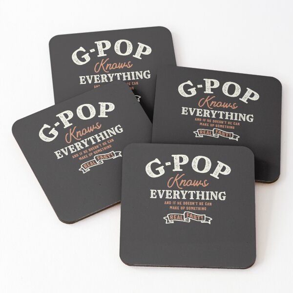Item preview, Mens G-Pop Knows Everything Quotes Funny Grandpa  designed and sold by cidolopez.