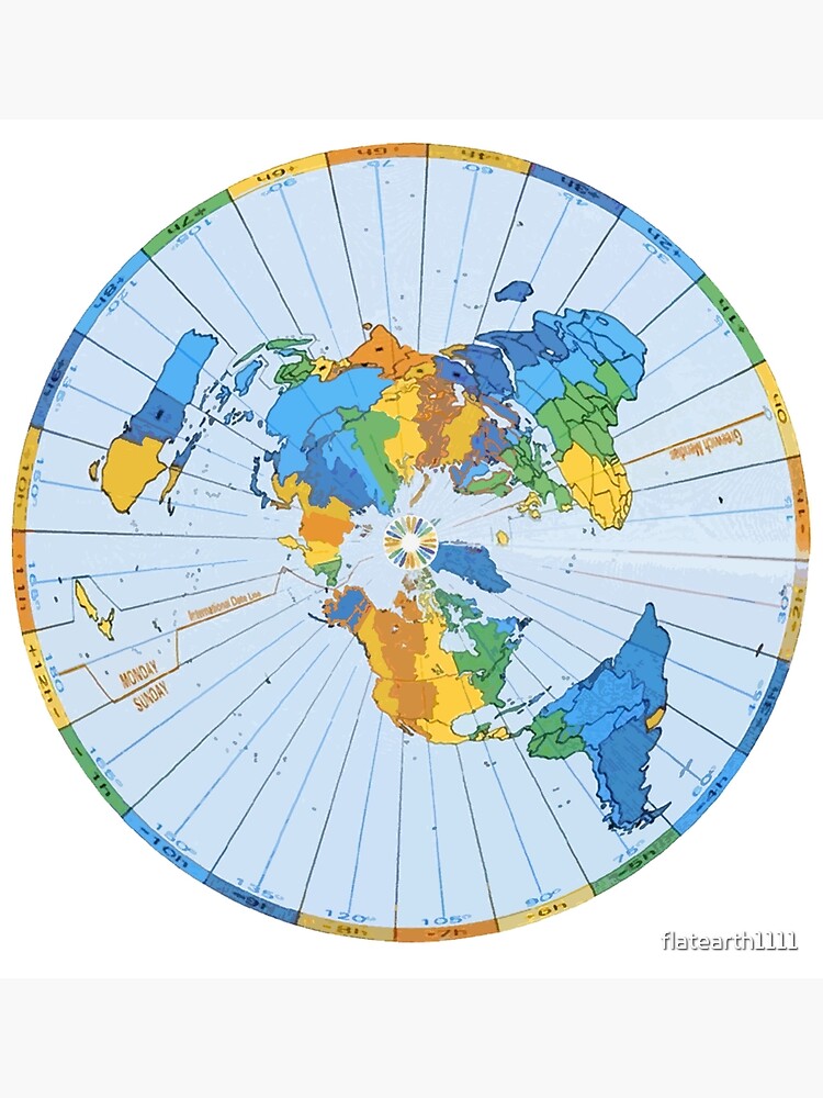 flat earth map flat earth
