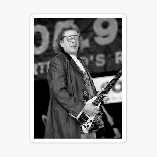 &ldquo;Leslie West BW Photograph Premium&rdquo; Sticker by MilesSchuppII | Redbubble