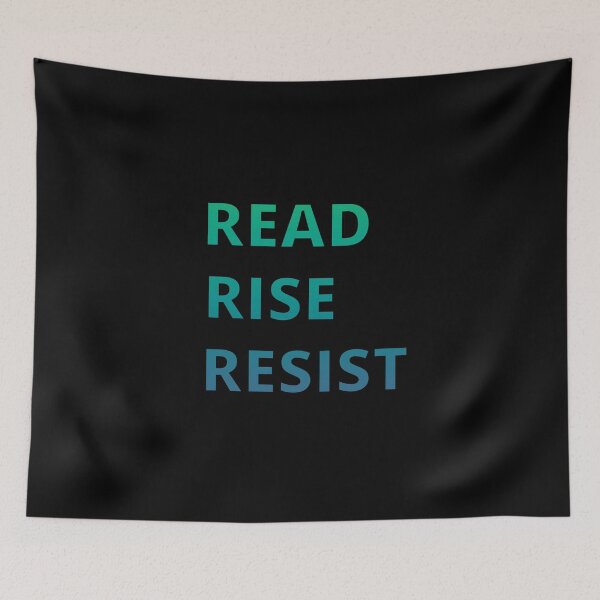 Item preview, Read rise resist-colourful-bold font-motivation-text based designed and sold by PacePoint.