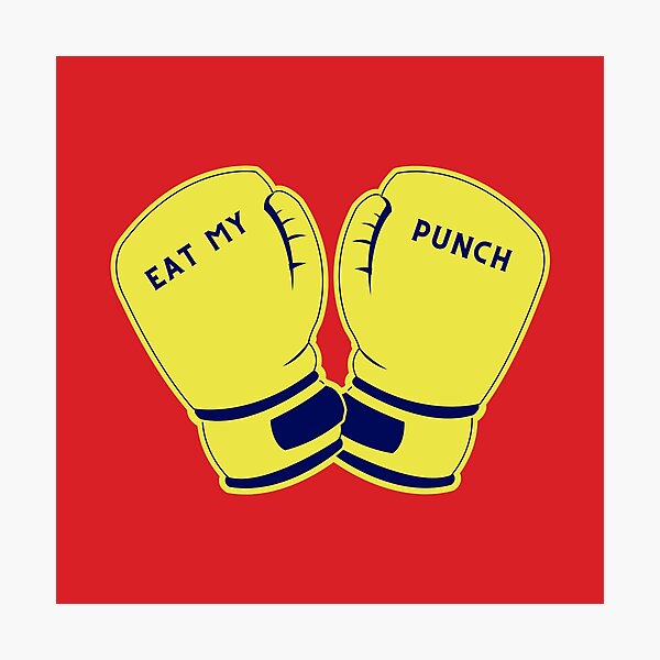 Funny Boxing Glove Photographic Prints for Sale