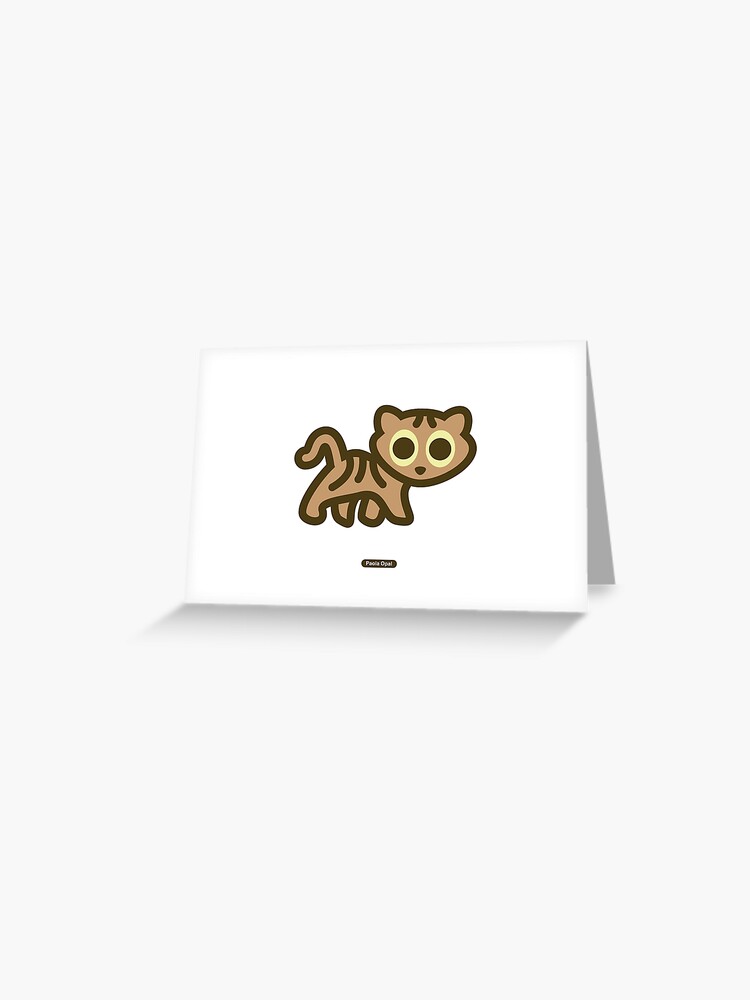 Thumbnail 1 of 2, Greeting Card, Cat Moment: Who me? designed and sold by PaolaOpal.