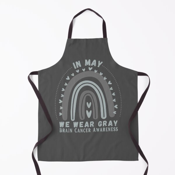Item preview, In May We Wear Gray Brain Cancer Awareness rainbow designed and sold by StarByAsem.