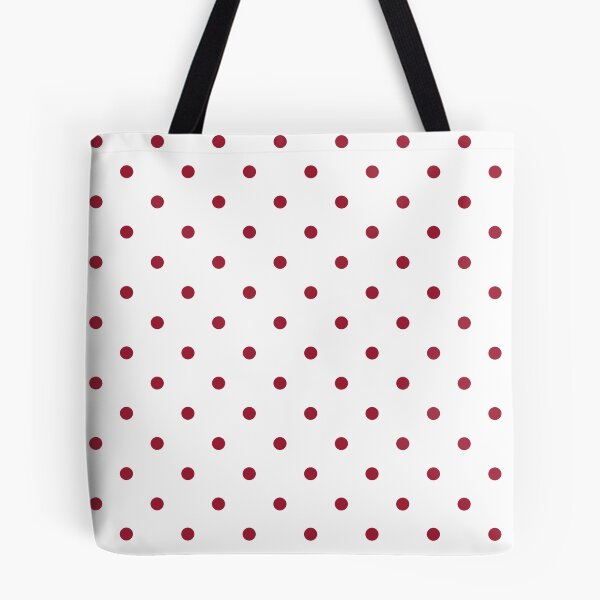 Item preview, Crimson Red Small Polka Dots (Reverse) designed and sold by Jared Davies.