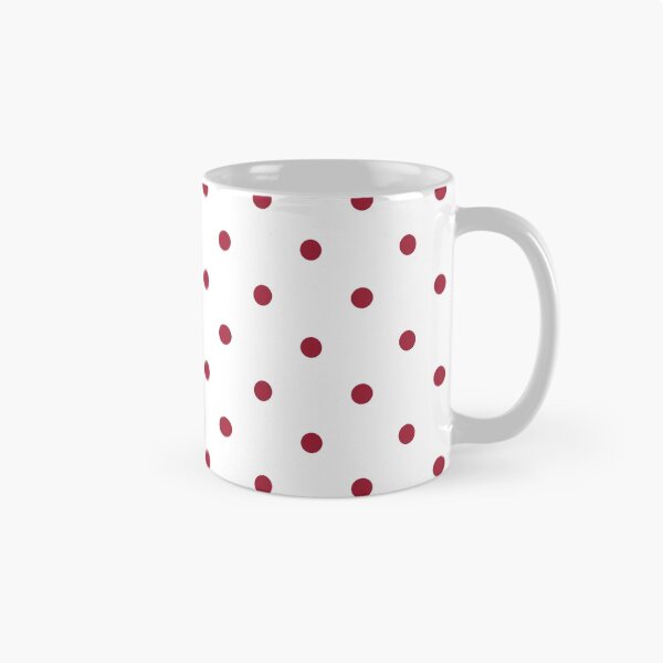 Item preview, Crimson Red Small Polka Dots (Reverse) designed and sold by Jared Davies.