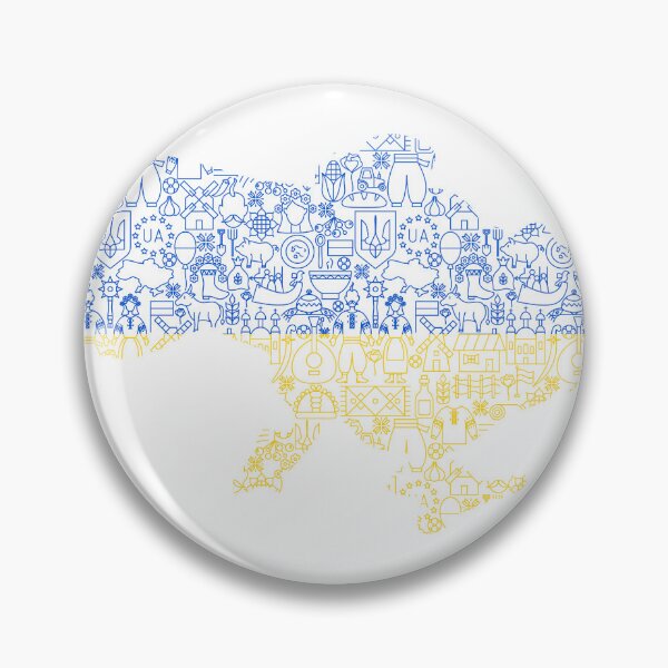 Item preview, Ukraine Line Flag designed and sold by Anna_leni.