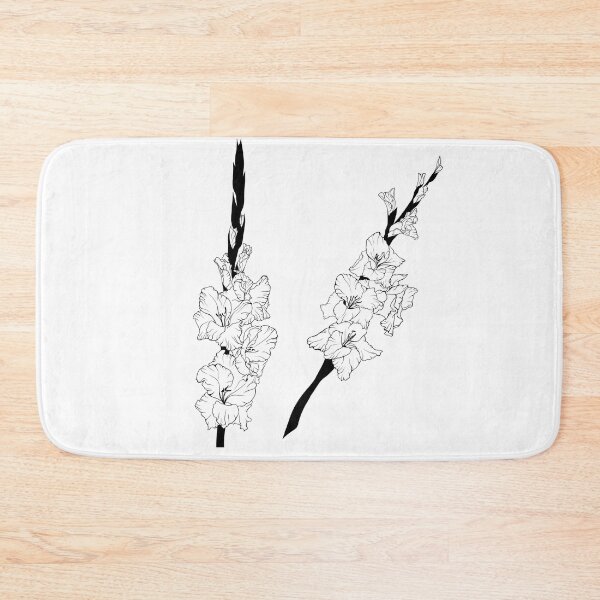 Item preview, Hand drawn line art gladiolus flower  designed and sold by Sunshine2504.