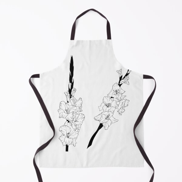 Item preview, Hand drawn line art gladiolus flower designed and sold by Sunshine2504.