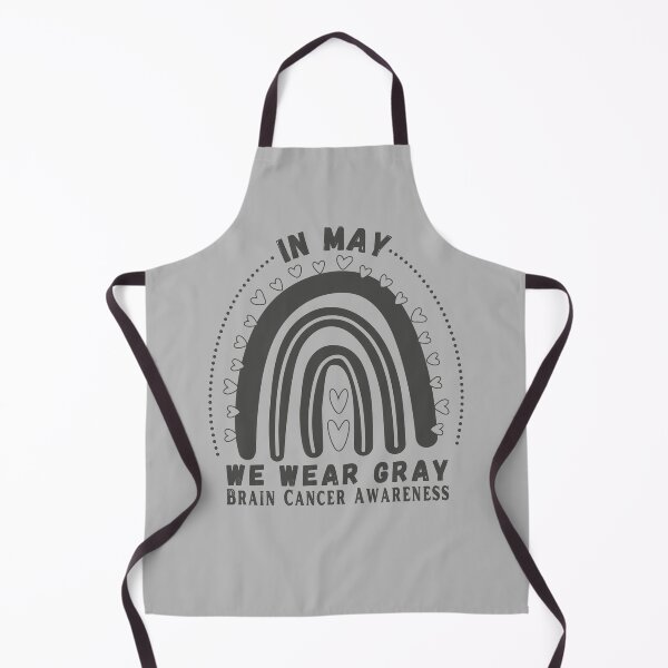 Item preview, In May We Wear Gray Brain Cancer Awareness rainbow designed and sold by StarByAsem.