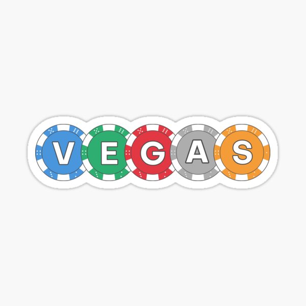 Casino Chips Las Vegas Poker Dice Gambling Car Bumper Vinyl