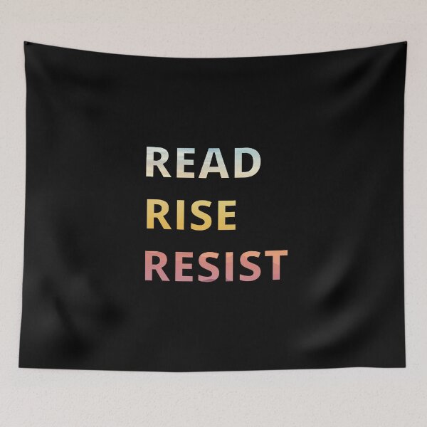 Item preview, Read rise resist-colourful-bold font-motivation-text based designed and sold by PacePoint.