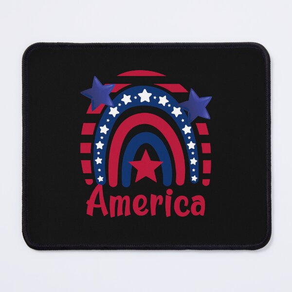 Item preview, America Rainbow 4th of July designed and sold by HappyLifeCreate.