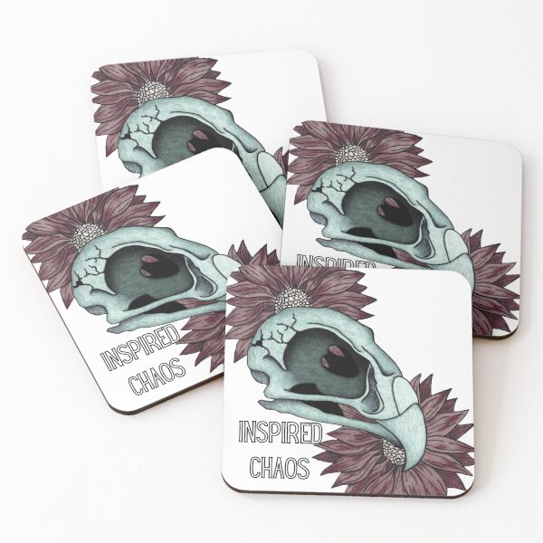 Item preview, Inspired Chaos Skull and Sunflower Design designed and sold by Inspired Chaos Studio.