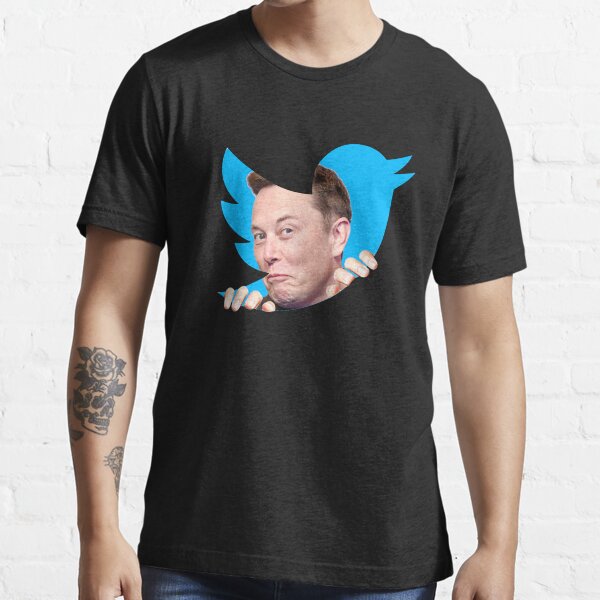 Elon Musk Twitter Sticker & t-shirt Essential T-Shirt