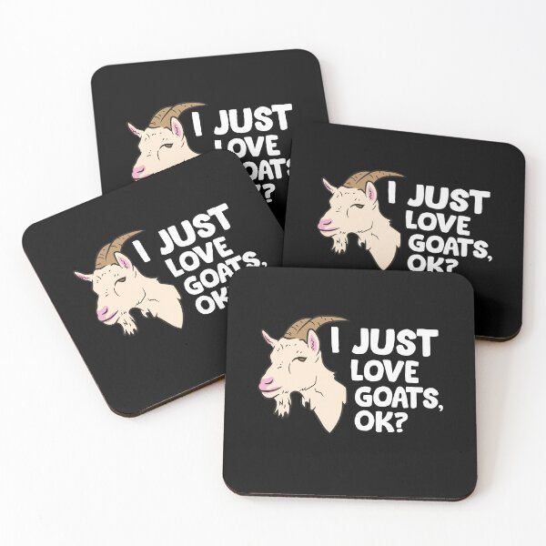 Item preview, Goat - I just love goats, ok? designed and sold by Mohja-Design.