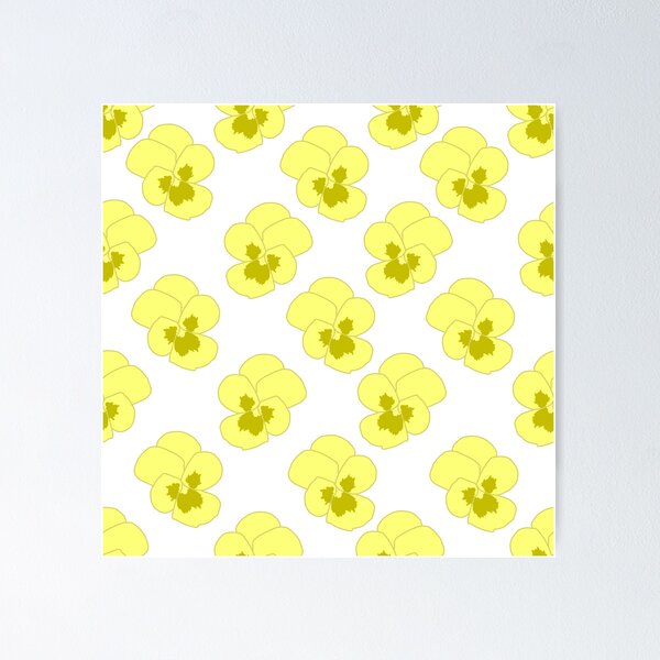 Item preview, Pansy Pattern, Yellow designed and sold by SariePhotograph.