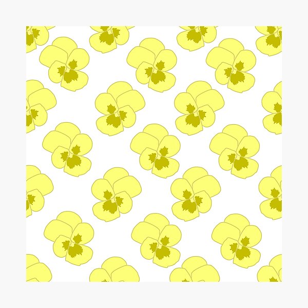Item preview, Pansy Pattern, Yellow designed and sold by SariePhotograph.