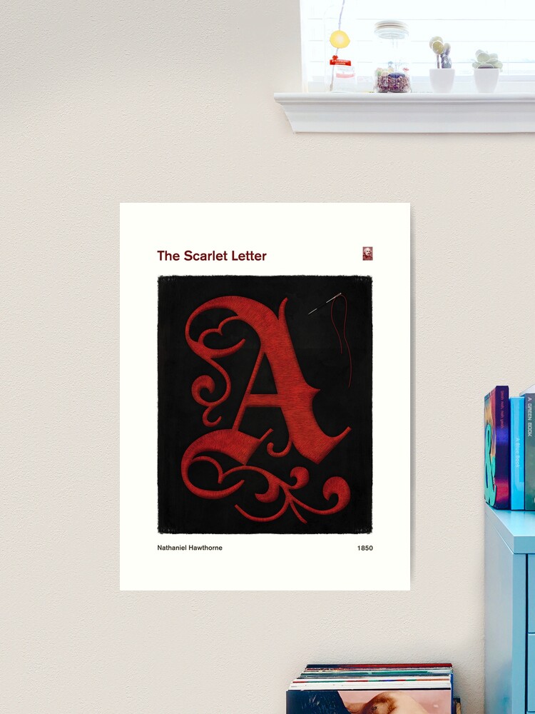 The Scarlet Letter Large Literary Book Cover (Download Now) 