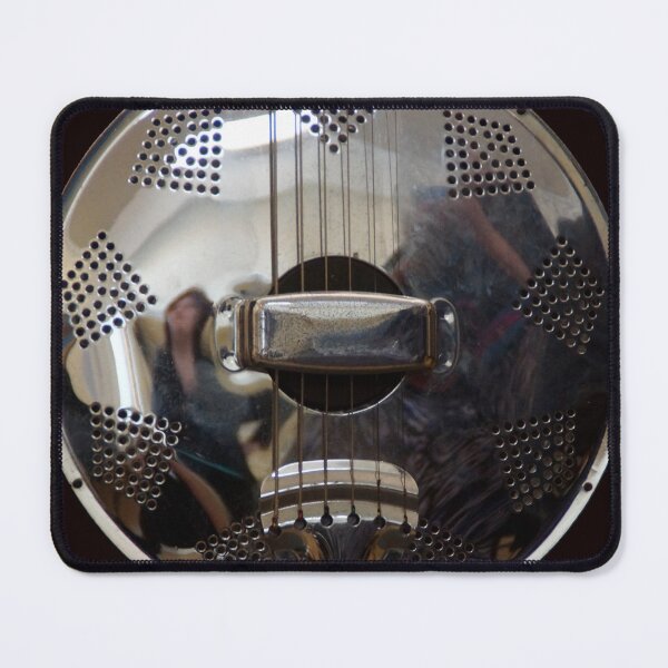 Item preview, Resonator Guitar Metal Cone Close-Up - Photography by Avril Thomas at Magpie Springs Adelaide Hills designed and sold by MagpieSprings.