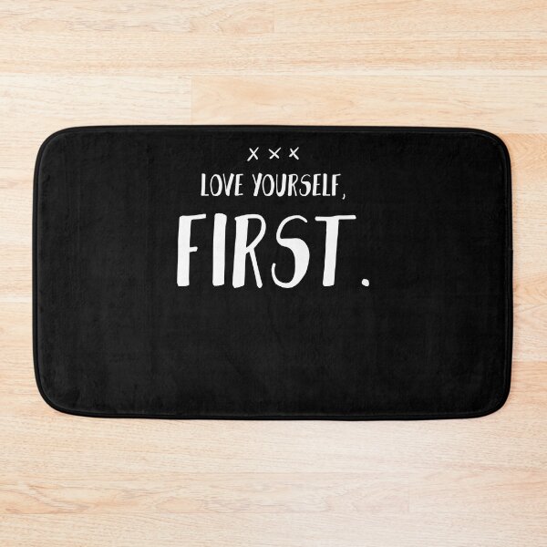 Item preview, Love yourself, first. Funny Lazy Quote designed and sold by Quotes ⭐⭐⭐⭐⭐.