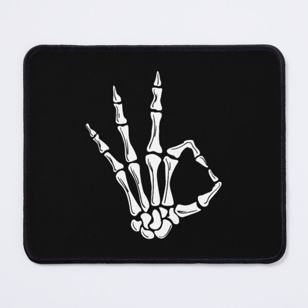 Item preview, Three Skeleton Hand Sign in White designed and sold by BEyourself be.
