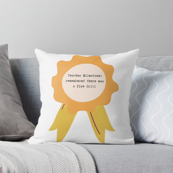 Item preview, Teacher Milestone: remembered there was a fire drill designed and sold by Lilac225769.