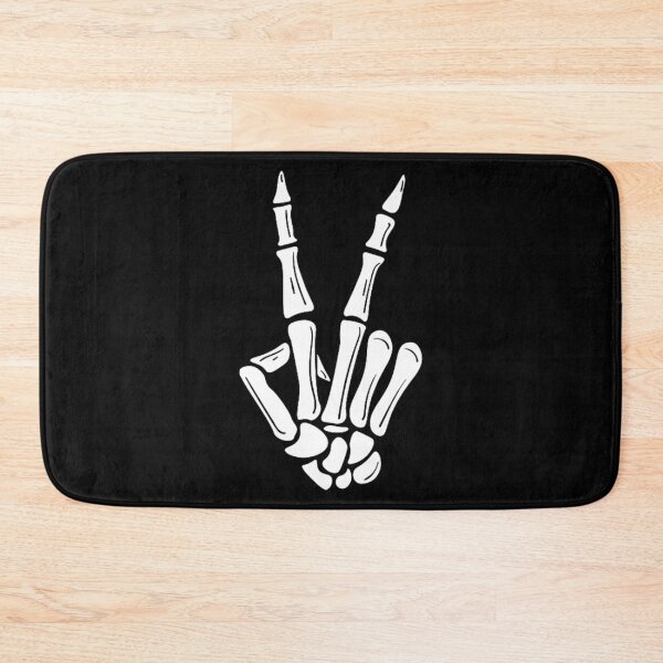 Item preview, Peace Skeleton Hand Sign in White designed and sold by BEyourself be.