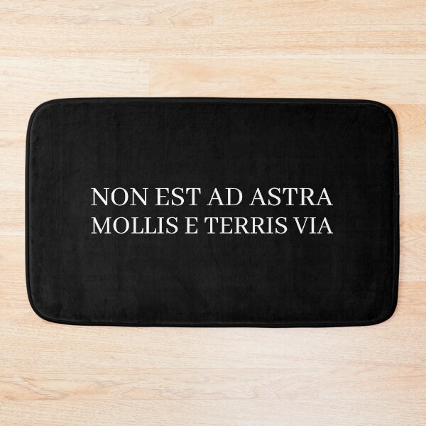 Item preview, Non Est Ad Astra Mollis E Terris Via - No Easy Way From The Earth To The Stars, Latin Quote designed and sold by DreamyAcademia.