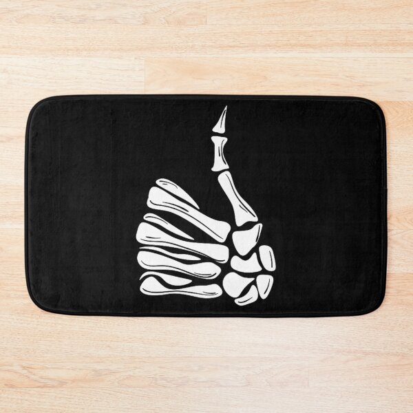 Item preview, Thumbs Up Skeleton Hand Sign in White designed and sold by BEyourself be.