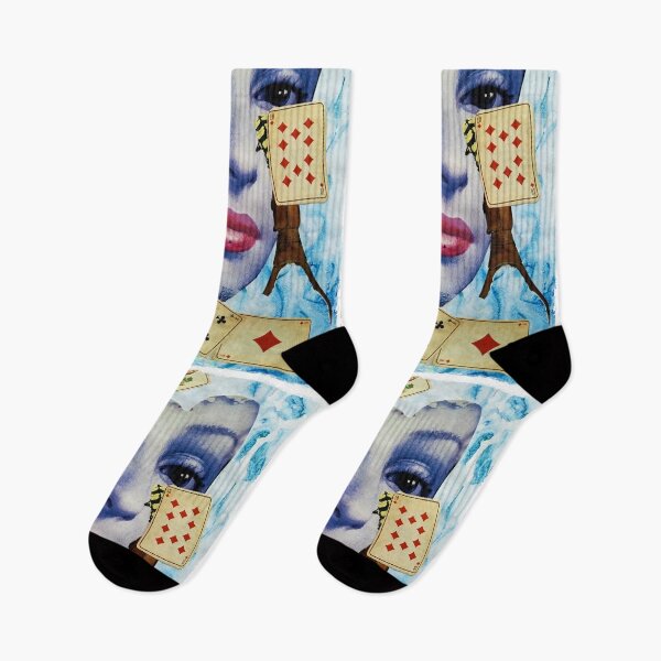 Item preview, play cards, game, queen, king, nambers 1234567890, wise woman, fortune-telling, fairy, fortune, diamonds, hearts, spades designed and sold by NessArtByEwa.