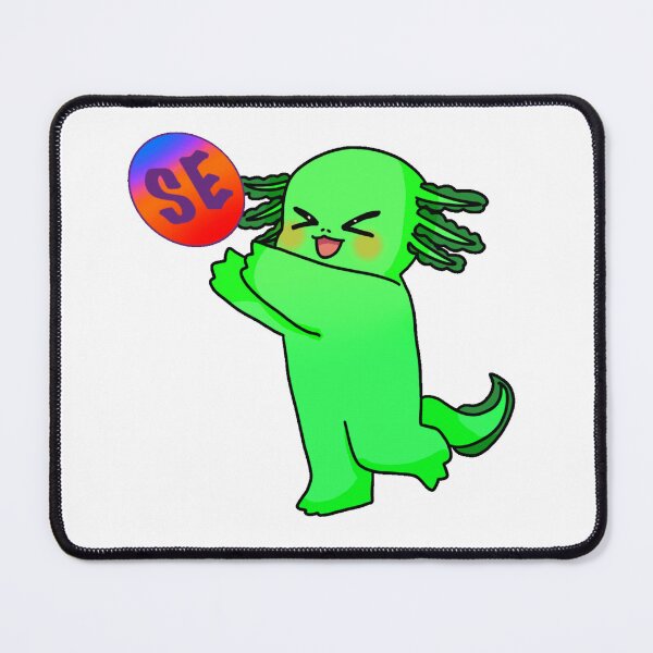 Item preview, GFP Axolotl SE Throw designed and sold by Spherical Effects Shop.