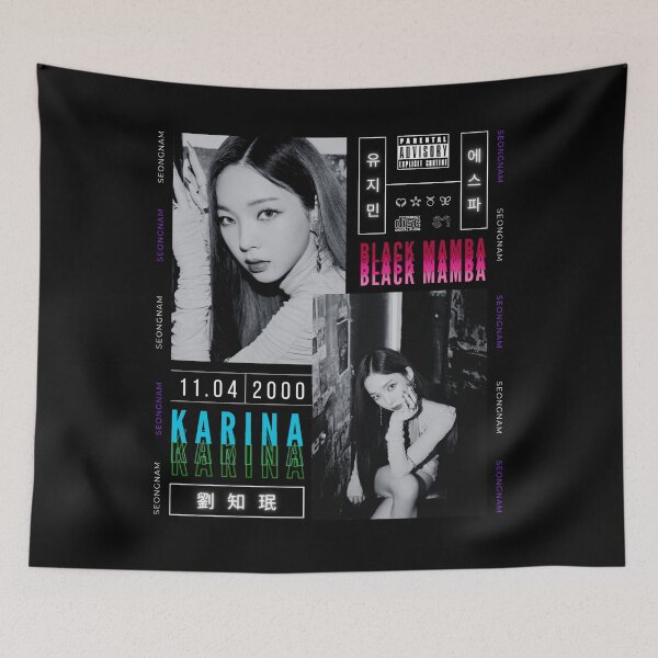 Item preview, aespa Karina Black Mamba Era designed and sold by sakurapalette.