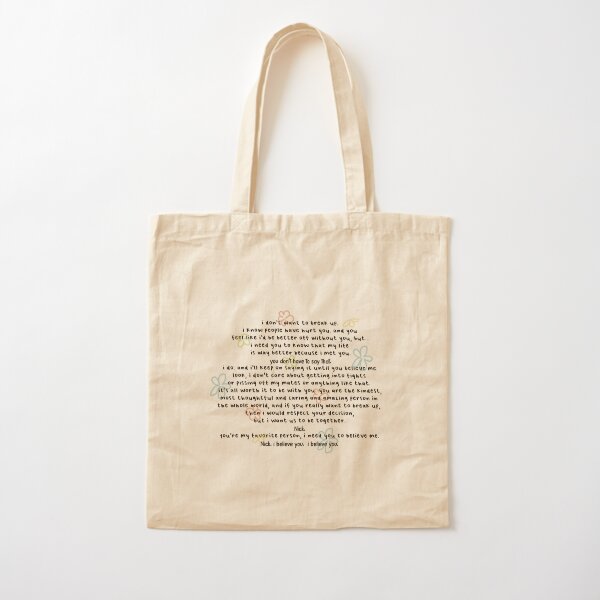 my life is way better because i met you. Cotton Tote Bag