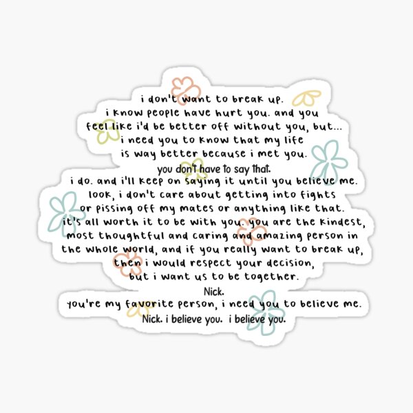 my life is way better because i met you. Sticker