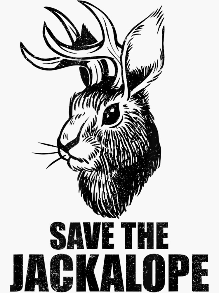 Retro Vintage Save The Jackalope Tshirt For Camping-Lovers, T-Shirt Retro Vintage Save The Jackalope Tshirt For Camping-Lovers, T-Shirt