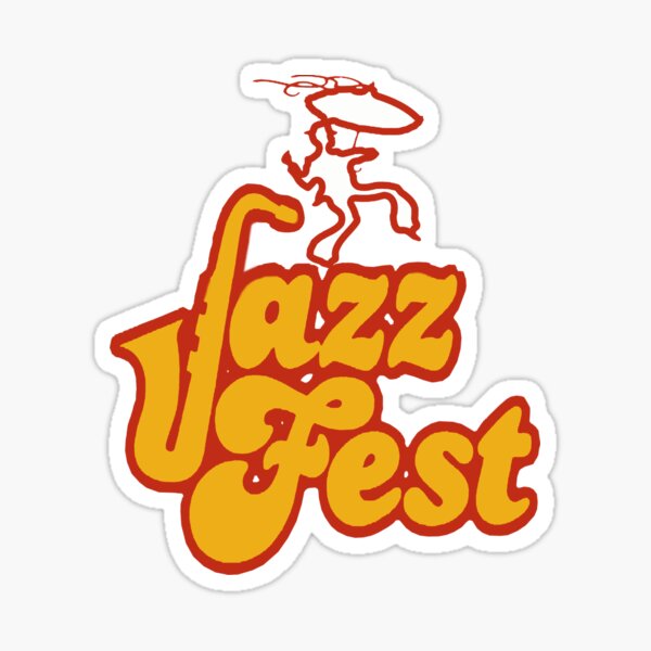 "NO Jazz Festival 2022" Sticker by bonds69 Redbubble