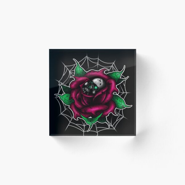 Item preview, Calavera en rosa designed and sold by Jacks0nArt.