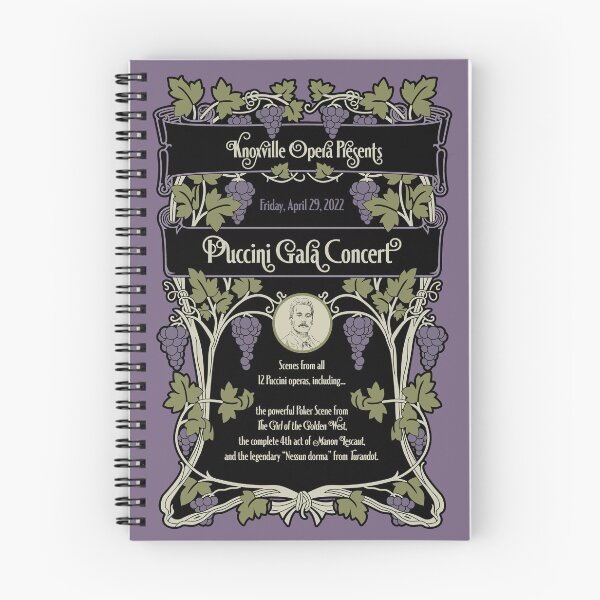 Item preview, 2022 - Puccini Gala Concert designed and sold by knoxvilleopera.
