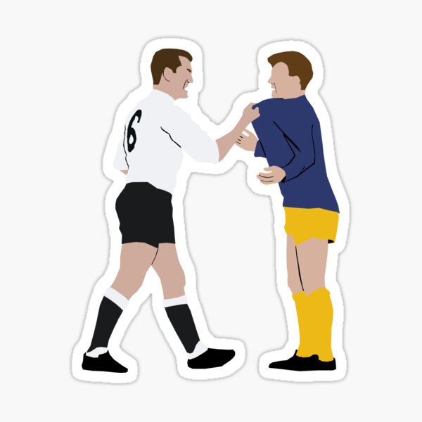 Dave Mackay vs Billy Bremner Tottenham Hotspur Sticker