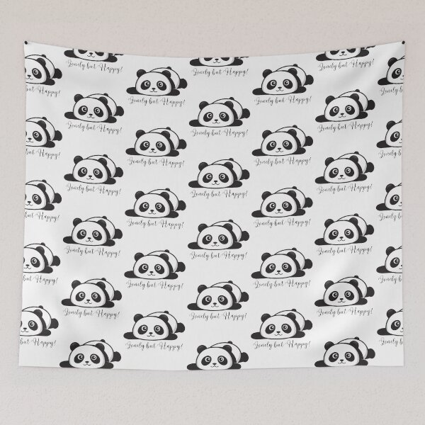 Item preview, a lonely panda | sad panda artwork designed and sold by LilysDesignShop.