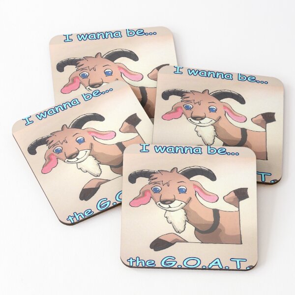 Item preview, I wanna be the G.O.A.T. - Original artwork by Dody Denman. designed and sold by MoxyMermaid.