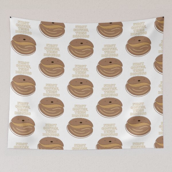 Item preview, First Coffee, Then Discuss designed and sold by Lilac225769.
