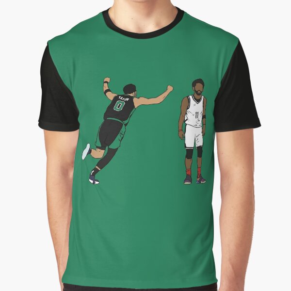 Boston Celtics Comic Book Jayson Tatum T-Shirt from Homage. | Green | Vintage Apparel from Homage.