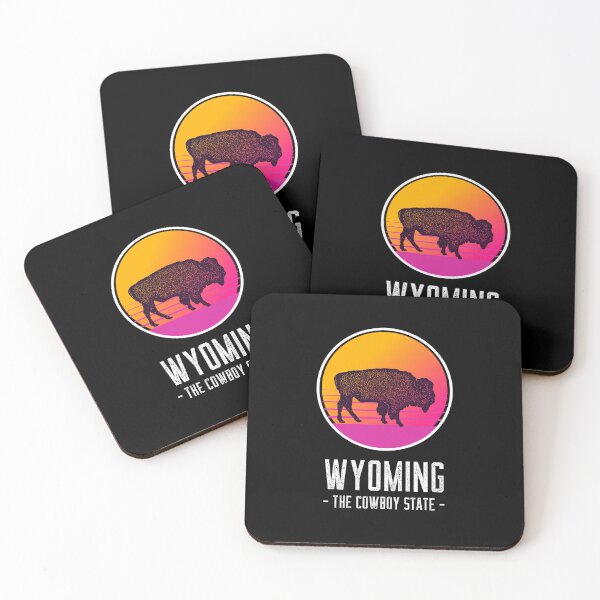 Item preview, Wyoming The Cowboy State Sunset Buffalo  designed and sold by Alladin7.