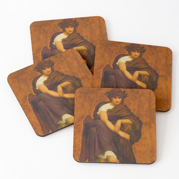 Item preview, Mnemosyne, Mother of the Muses | Frederic Leighton | 1895 Pre-Raphaelite Art designed and sold by CJET.