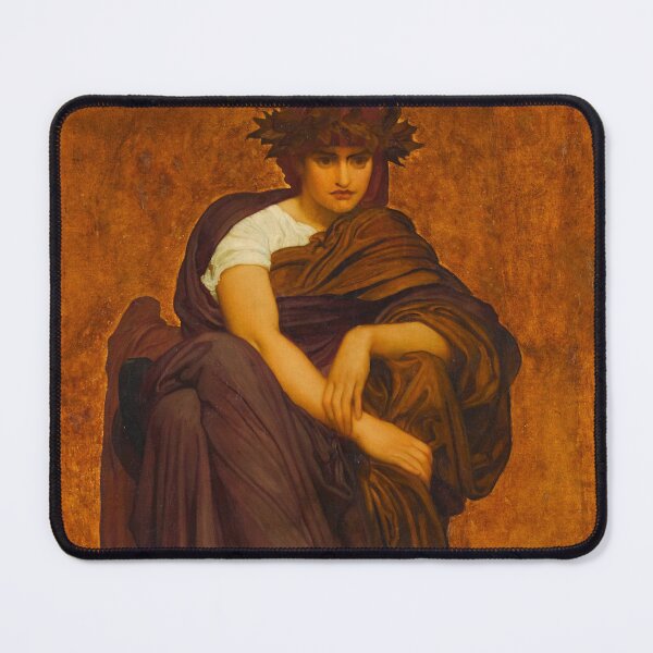 Item preview, Mnemosyne, Mother of the Muses | Frederic Leighton | 1895 Pre-Raphaelite Art designed and sold by CJET.